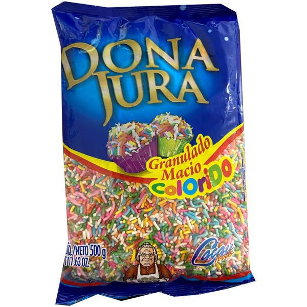 GRANULADO MACIO COLORIDO 500G DONA JURA