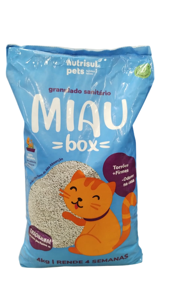 AREIA GRANULADO SANIT MIAU 4KG TRADICIONAL