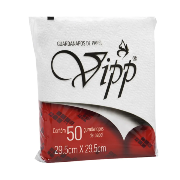 GUARDANAPO VIPP 50UN 29,5X29,5CM