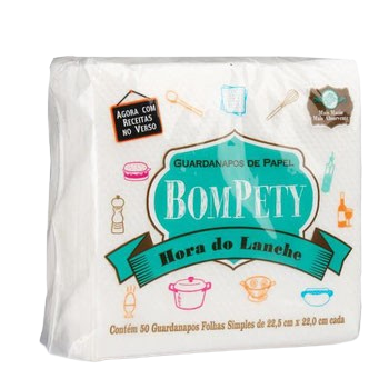 GUARDANAPO BOM PETY 20CM C/50