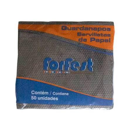 GUARDANAPO FORFEST PRETO C/50