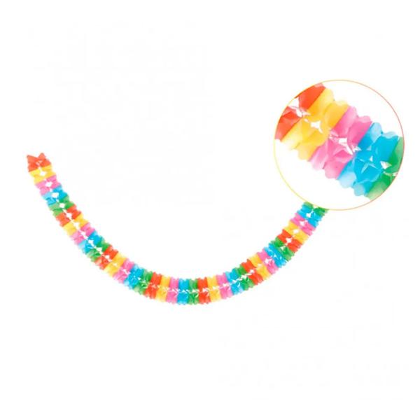 GUIRLANDA JUNINA COL. POM POM 1,8MT SILVER PLASTIC