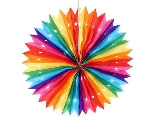 GUIRLANDA JUNINA COL. RED. 40CM C/3UN SILVER PLAST