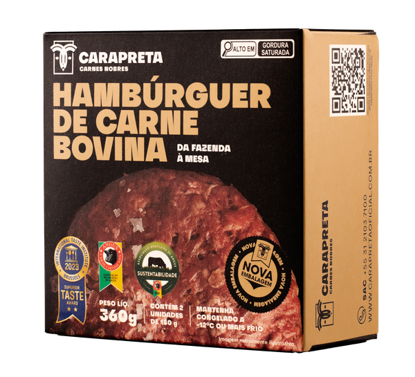 HAMB BOV CARAPRETA 360G