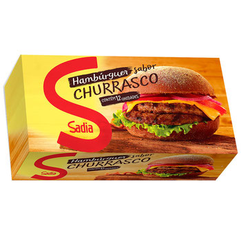 CARNE DE HAMBURGUER SADIA CHURRASCO 672G