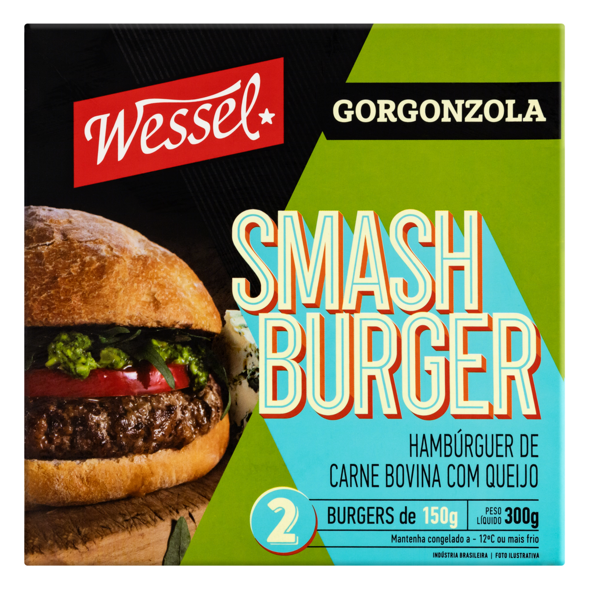 BURGER WESSEL 300G GORGONZOLA
