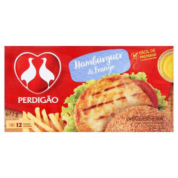 CARNE DE HAMBURGUER PERDIGAO FRANGO 672G