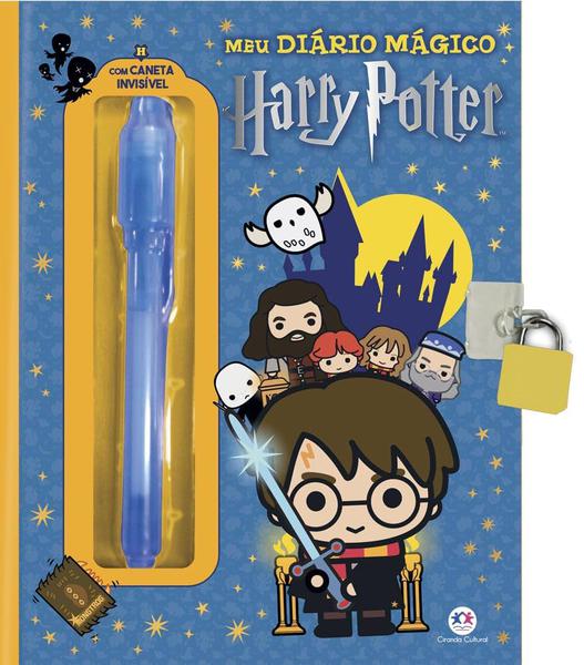 LIVRO MEU DIARIO MAGICO HARRY POTTER CANETA ESP
