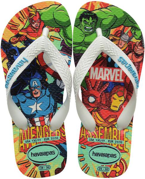 SAND HAVAIANAS KIDS TOP MARVEL II 23/24 BCO/AZUL