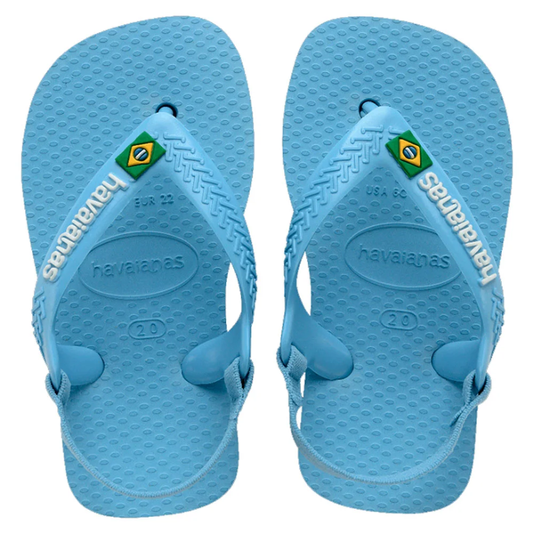 HAVAIANAS BRASIL BABY LOGO AZ LAVANDA 20