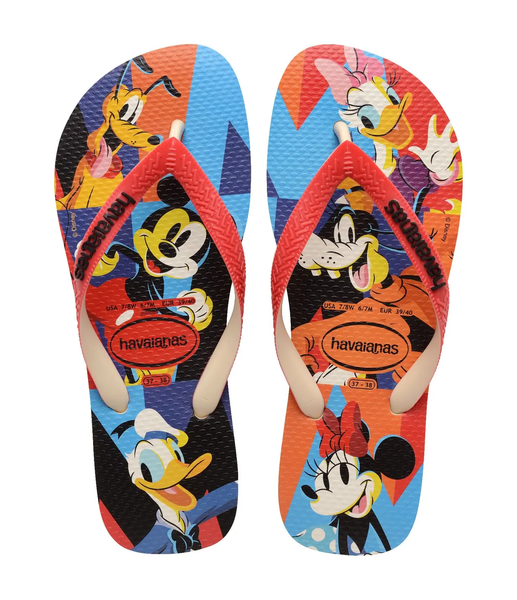 HAVAIANA DISNEY STYLISH BEGE PALHA/VRM 33/34