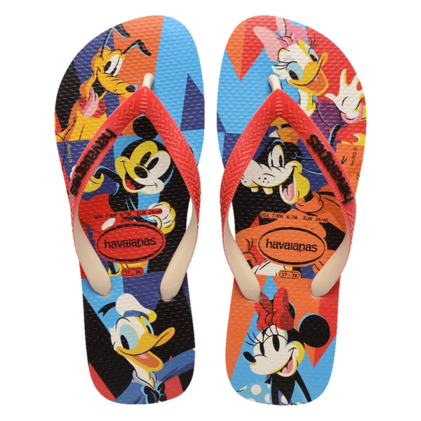 HAVAIANA DISNEY STYLISH BEGE PALHA/VRM 43/44