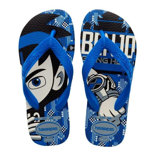HAVAIANA KIDS BEN 10 BRANCO/PRETO/PRETO 33/34
