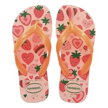 SAND HAVAIANAS KIDS FLORES FC 1PAR 31/32 ROSA/LAR