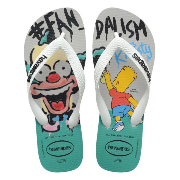HAVAIANAS SIMPSONS TOP 35/36 BEGE PALHA
