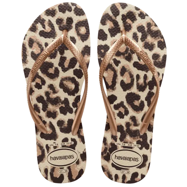 HAVAIANA SLIM ANIMALS BEJE/CORAL 41/42