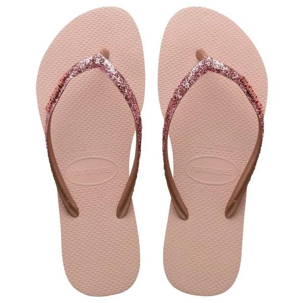 SANDALIA HAVAIANAS SLIM GLITTER II ROSA ROSA 37/38