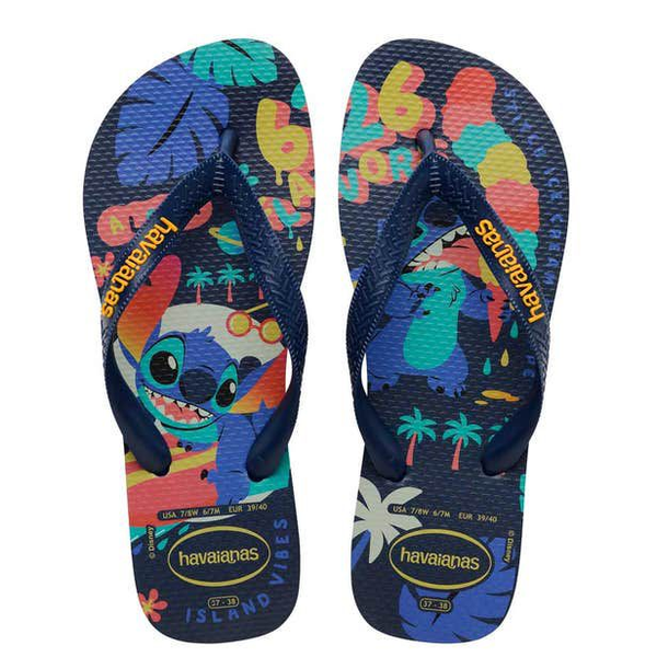 SAND HAVAIANAS TOP DISNEY CLASS 1PAR 31/32 MARINHO/AMARELO