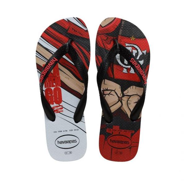HAVAIANAS TOP TIMES FLAMENGO PRETO 37/38