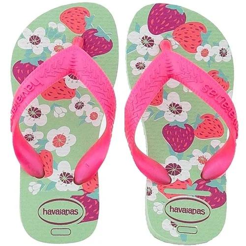 SANDALIA HAVAIANAS KIDS FLORES VERDE JARDIM 25 26