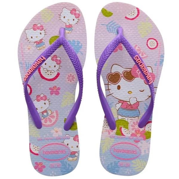 HAVAIANAS HELLO KITTY SLIM 29/30 LILAS