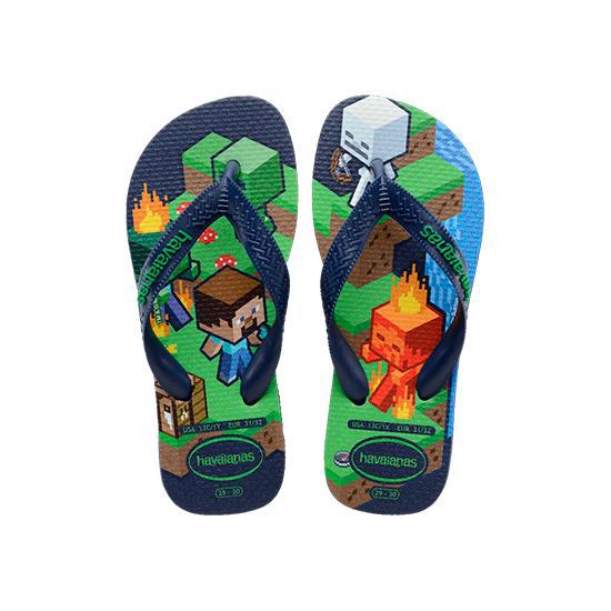 SANDALIA HAVAIANAS KIDS MINECRAFT MARINHO 27/28