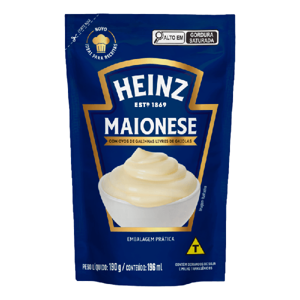 MAIONESE HEINZ SACHE 190G