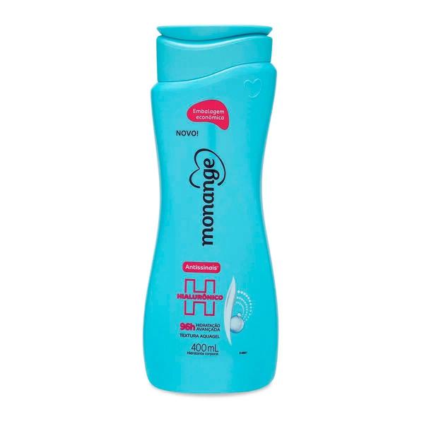 LOCAO HIDRATANTE MONANGE 400ML ANTISSINAIS HIALURONICO