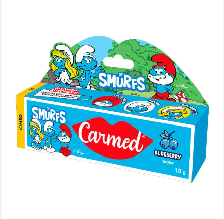 HIDRATANTE LABIAL CARMED 10G SMURFS