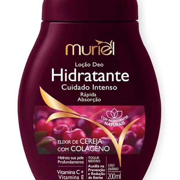 LOCAO HID MURIEL CEREJA/COLAGENO 200ML