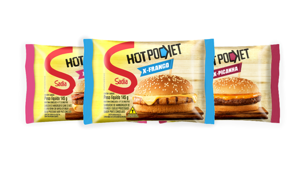 HOT POCKET SADIA 145G CX MISTA 3 SABOR