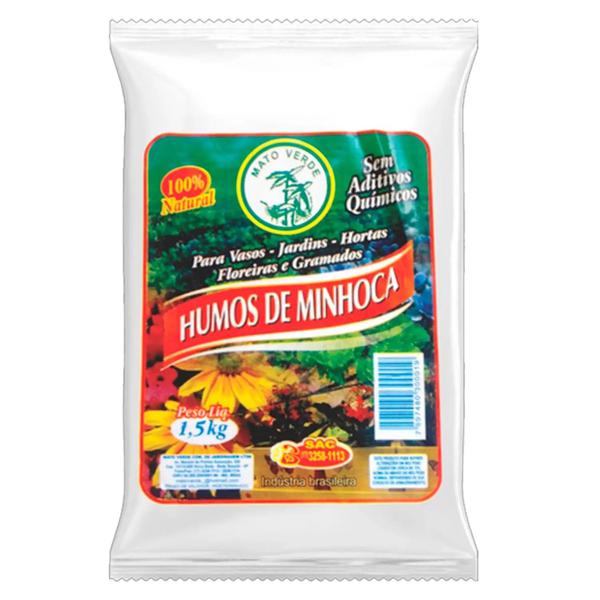 Humus De Minhoca Mato Verde 1 5 Kg