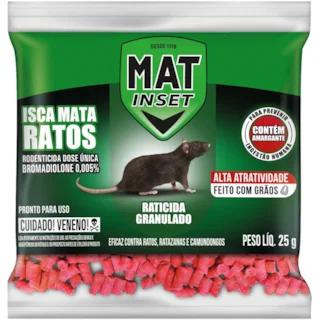 INSETICIDA GEL MAT INSET MATA RATOS 25G