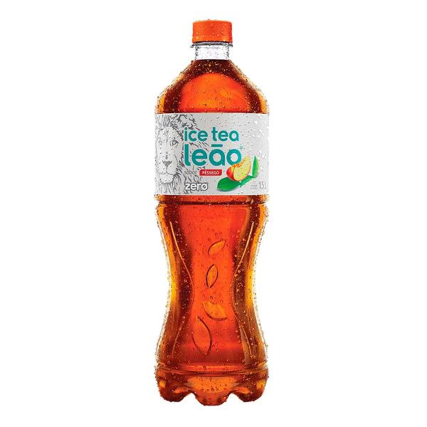 CHÁ LEÃO ICE TEA 1,5L PÊSSEGO ZERO