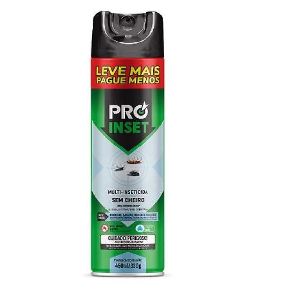 Inset.Aer.Multi Proinset S/Cheiro Prom 450ml