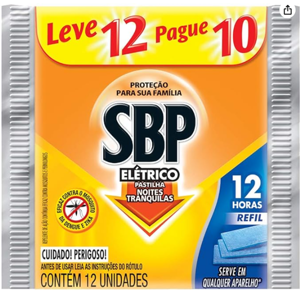 INSETICIDA NO INSET REFIL ELETRICO 12UN