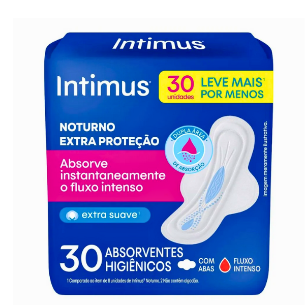 ABS.INTIMUS NOTURNO SUAVE C/A  C/30