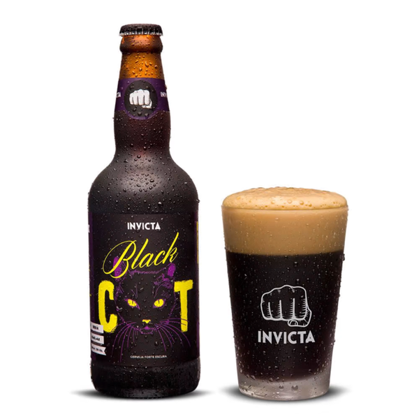 CJ INVICTA INDIA BLACK CAT ALE 500ML