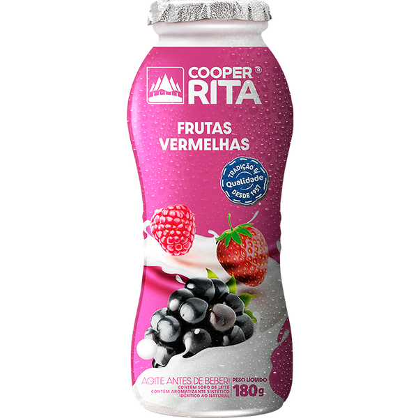 BEBIDA LACTEA FRUTAS VERMELHAS 180G