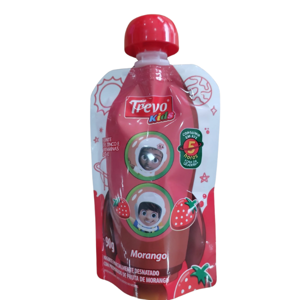 Iogurte Trevinho Kids Pouch Morango 90gr