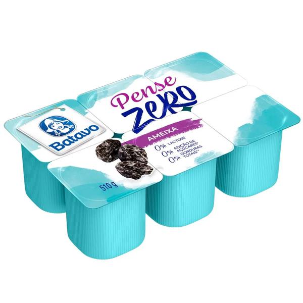 IOGURTE BATAVO 510G AMEIXA ZERO LACTOSE PENSE ZERO