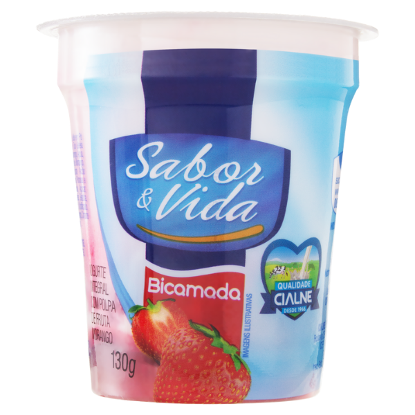 IOG SABOR&VIDA BICAMADA 130G MORANGO