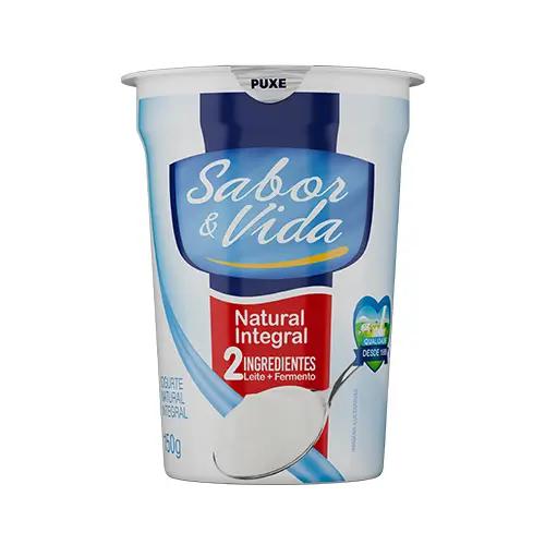 IOGURTE NATURAL SABOR E VIDA 150G INTEGRAL A2