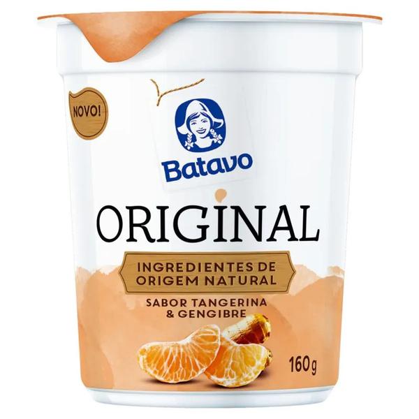 IOGURTE BATAVO 160G TANGERINA E GENGIBRE INTEGRAL NATURAL