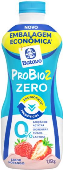 Iogurte Batavo Probio2 1,150kg Morango Zero