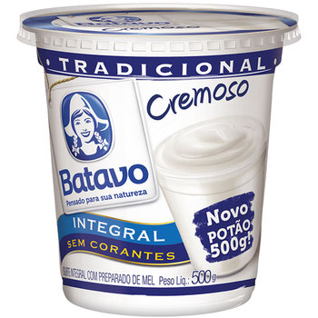 IOGURTE BATAVO CREMOSO INTEGRAL 450G