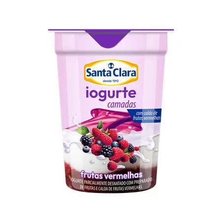 IOGURTE S.CLARA 130G BICAMADA FRUTAS VER