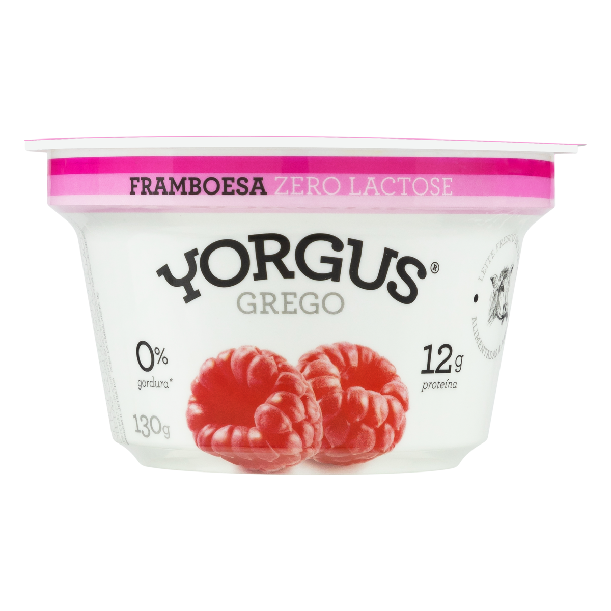 IOGURTE YORGUS GREGO FRAMBOESA ZERO LACTOSE 130G