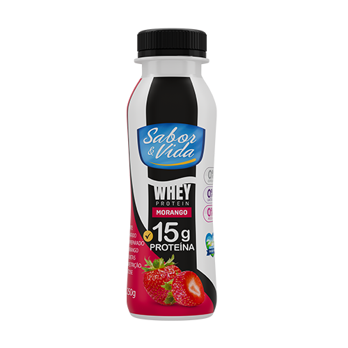 IOGURTE SABOR&VIDA WHEY GF 250G MORANGO