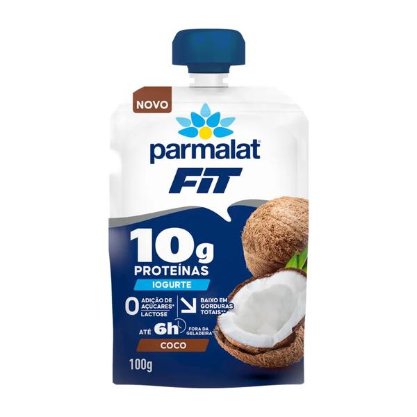 IOGURTE PARMALAT FIT 10G POUCH 100G COCO